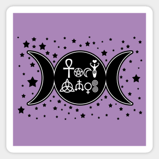 BLACK MOON GODDESS Sticker